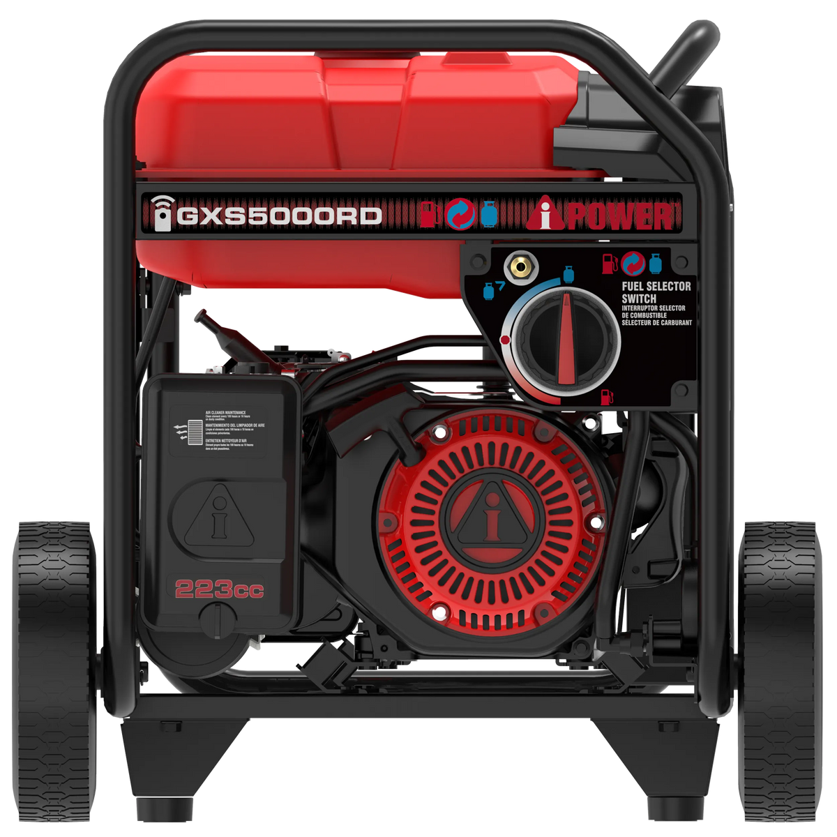 GXS5000RD Remote Dual Fuel Portable Generator