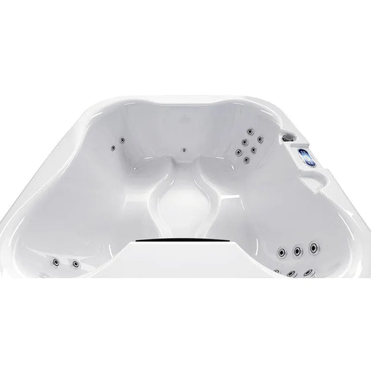 Luxuria Spas 120 Volt 4 – Person 55 – Jet Square Plug & Play Hot Tub with Ozonator