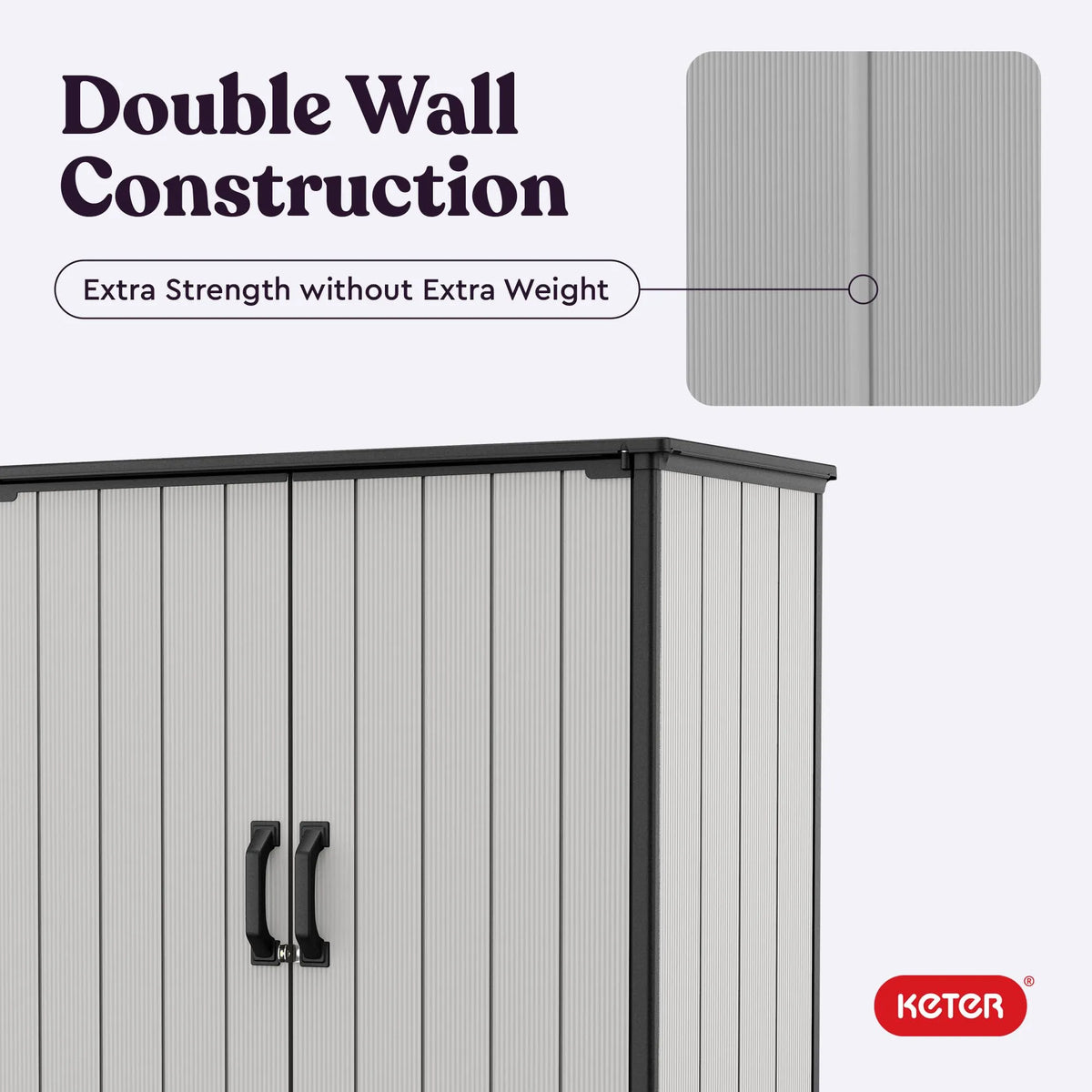 Keter Premier Resin Storage Shed with Shelves