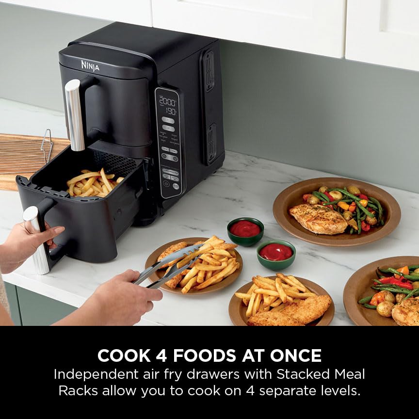 Ninja Double Stack Vertical Dual Air Fryer 4 Levels