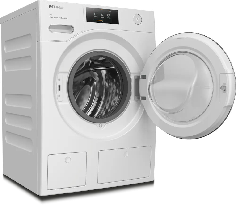 Front Load Washing Machine 9kg 1600rpm Automatic Detergent Dosing WiFi White