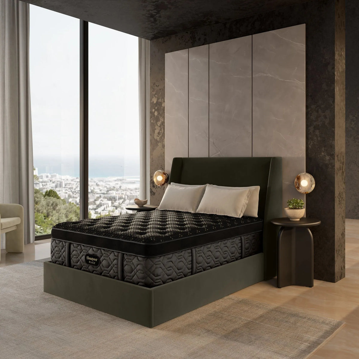 Beautyrest Black® Series Four 17.5″ Medium Pillow Top Mattress