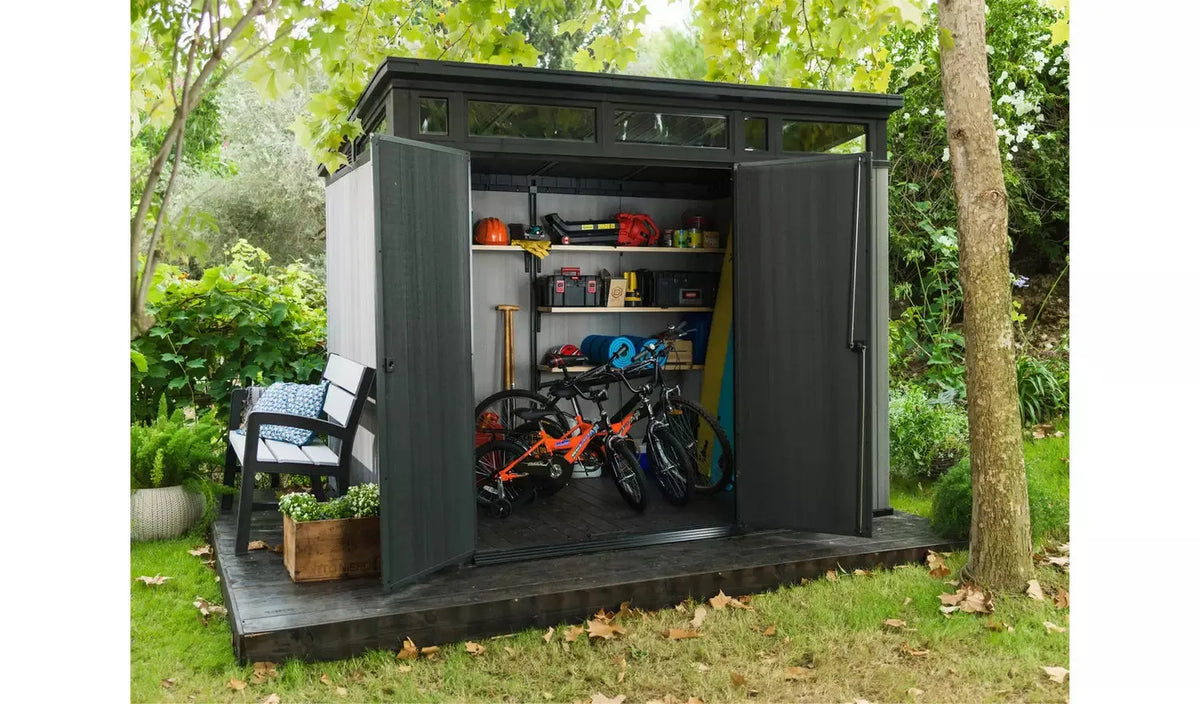 Keter Artisan Double Door Plastic Garden Shed