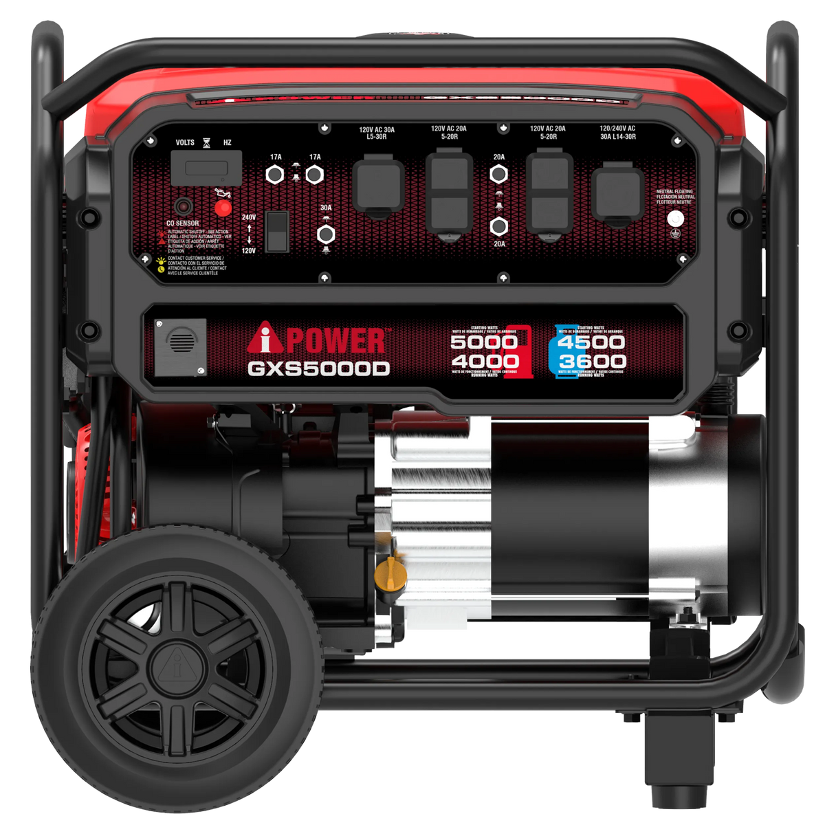 GXS5000D Dual Fuel Portable Generator