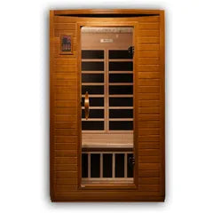Dynamic Sauna Versailles 2-person Low EMF (Under 8MG) FAR Infrared Sauna (Canadian Hemlock)