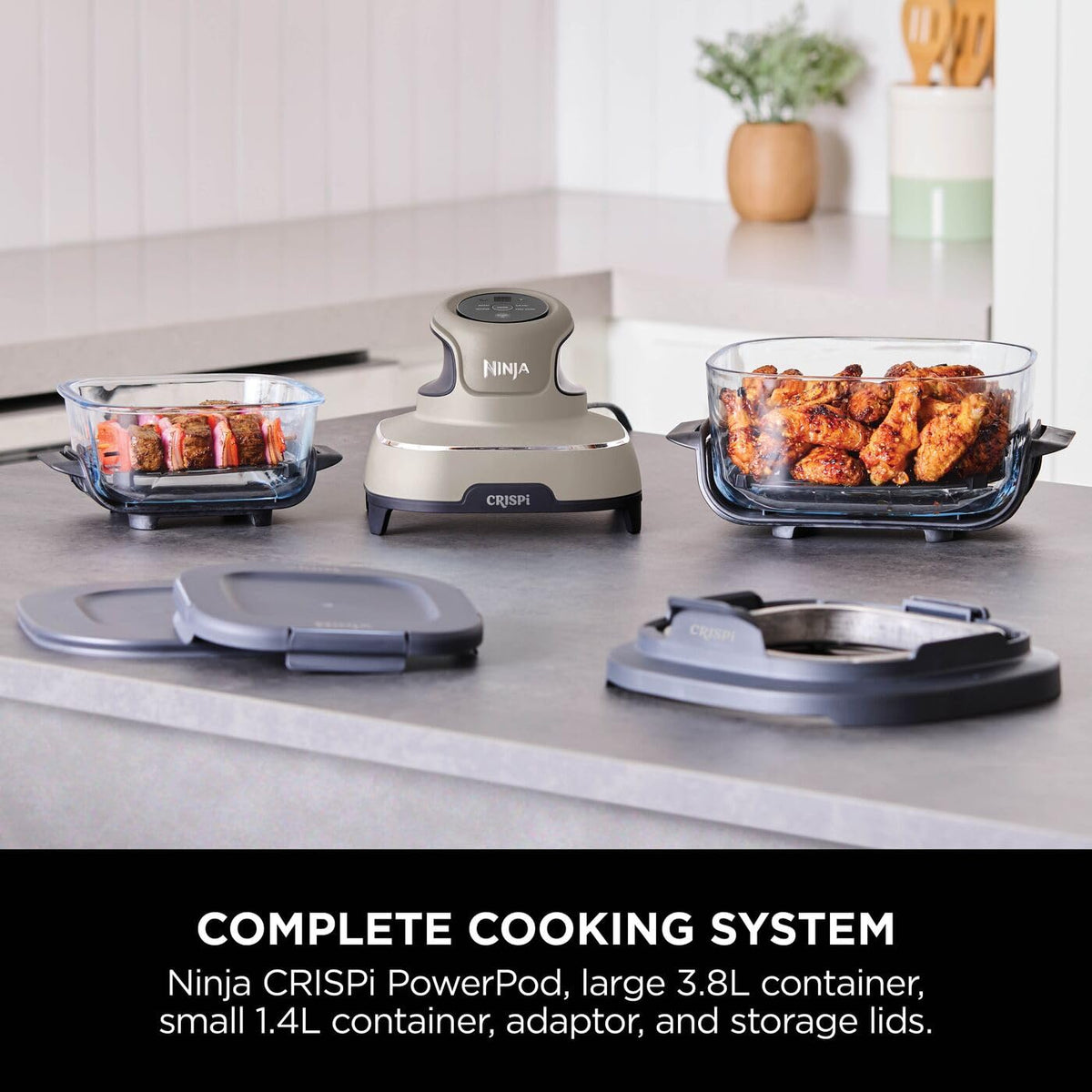 Ninja CRISPi Portable Air Fryer 3.8L 4-in-1 Compact