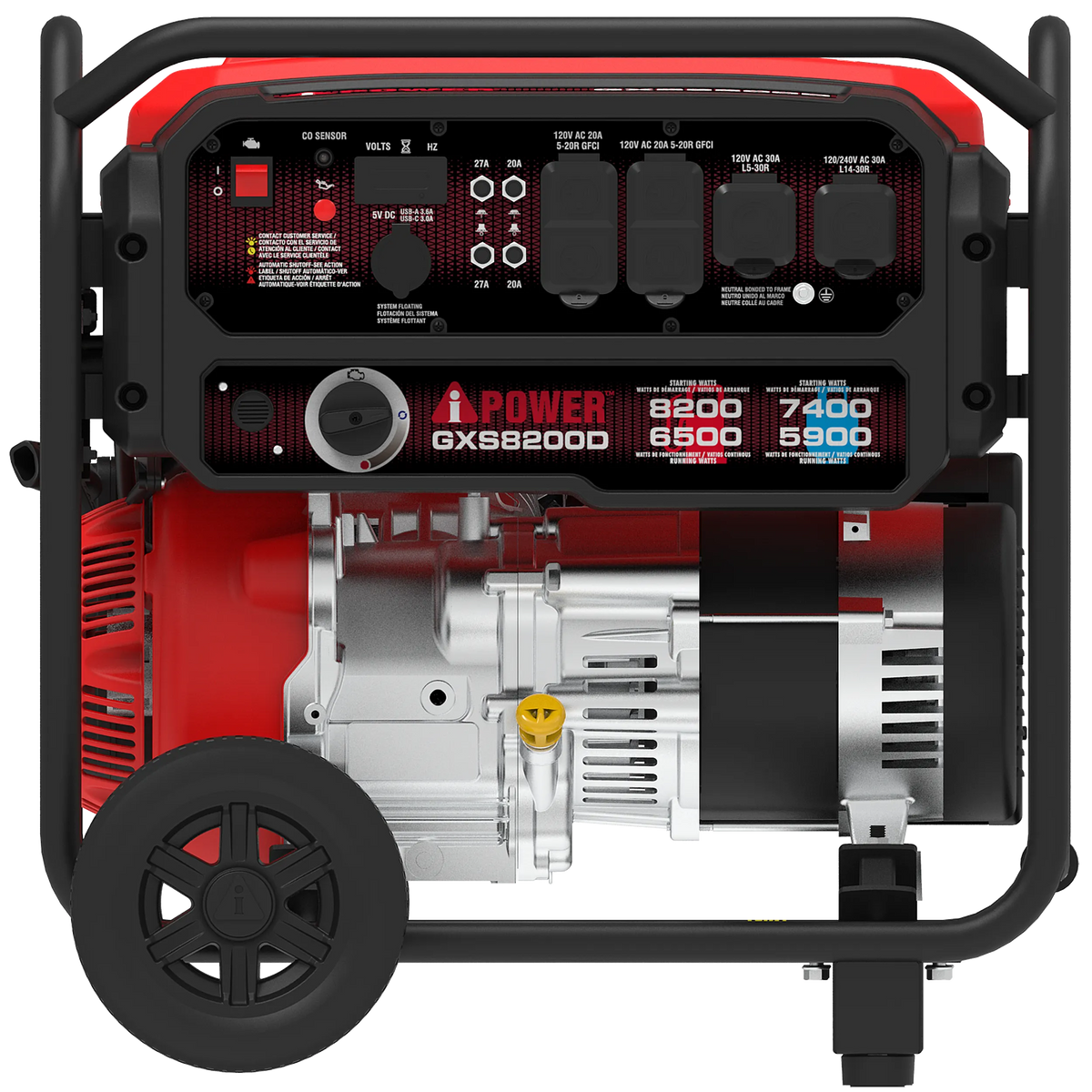 GXS8200D 8200-Watt Dual Fuel Generator