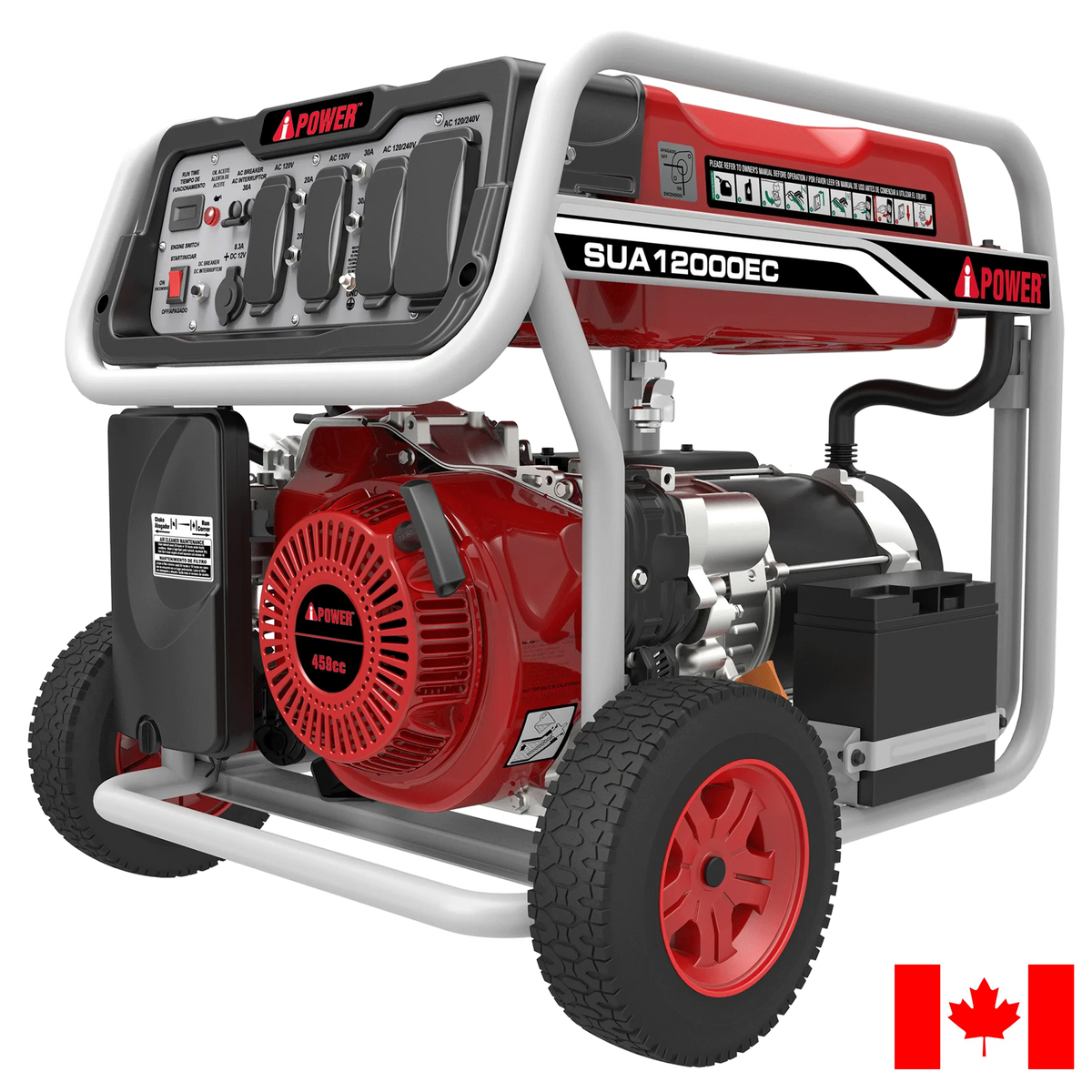 SUA12000EC – 12000 Watt Portable Generator