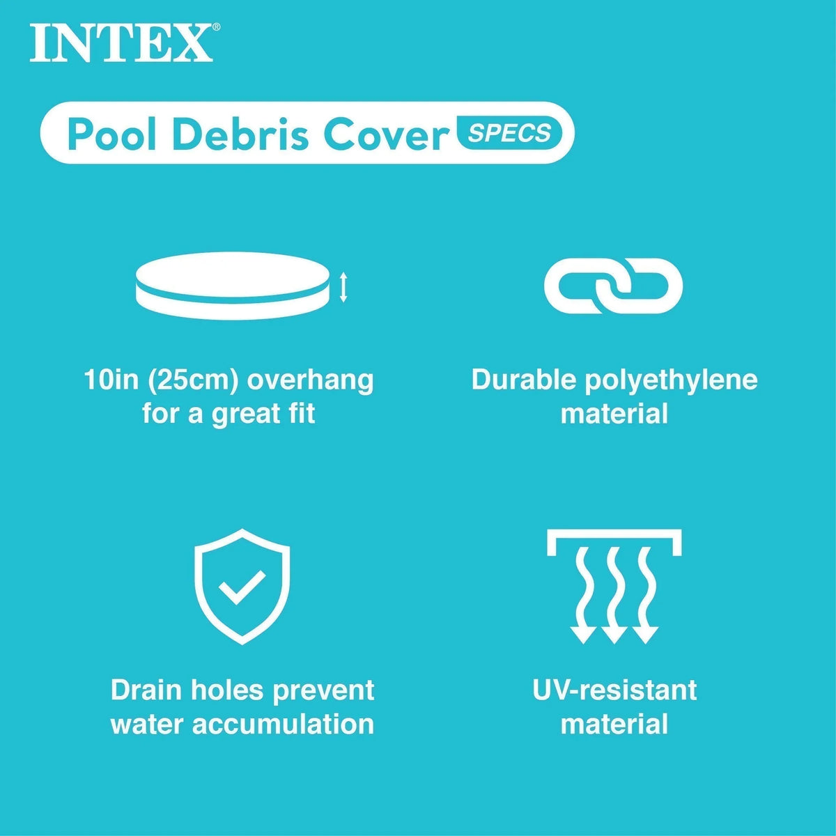 Intex 12’x30″ Swimming Pool w/ Pump, Pool Ladder for 42” Wall, & 12’ Cover