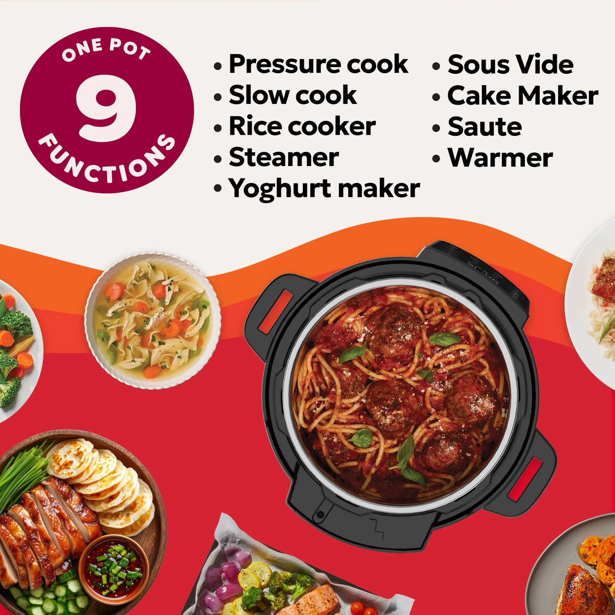 Instant Pot Duo Plus Multi-Function Pressure Cooker 5.7L Black