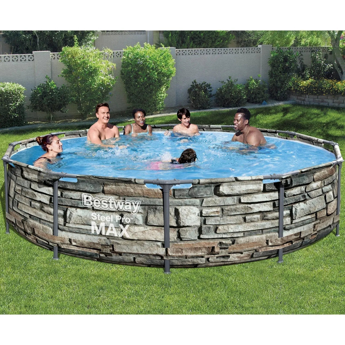 Bestway 12′ x 30″ Steel Pro Max Round Above Ground Swimming Pool