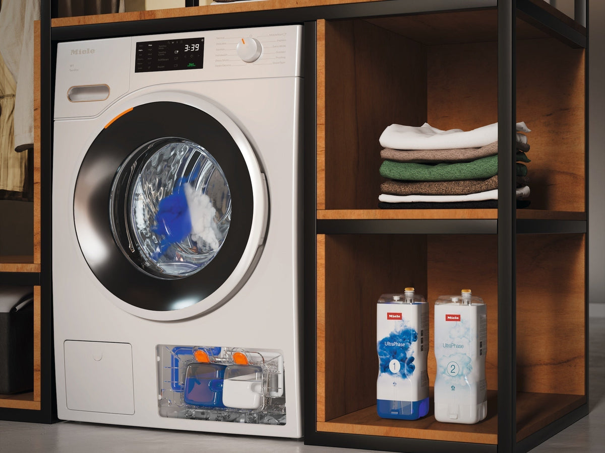 Front Load Washing Machine 9kg 1600rpm Automatic Detergent Dosing WiFi White