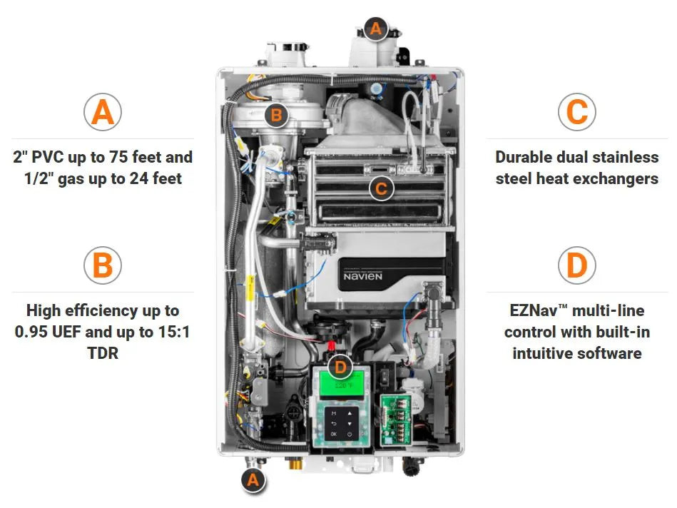 Navien NPE-210A2 Condensing Tankless Water Heater