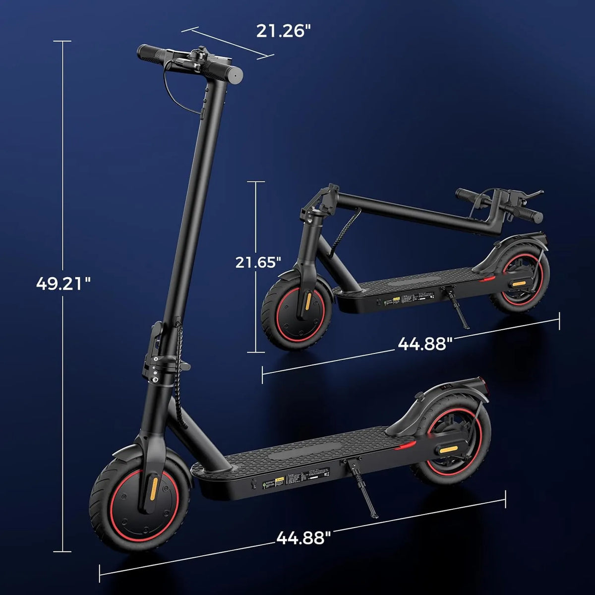 Electric Scooter for Kids & Teens, 500–1000W, 18–25 MPH, 21–28 Mile Range