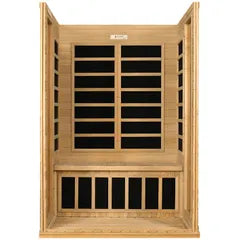 Dynamic Sauna Versailles 2-person Low EMF (Under 8MG) FAR Infrared Sauna (Canadian Hemlock)