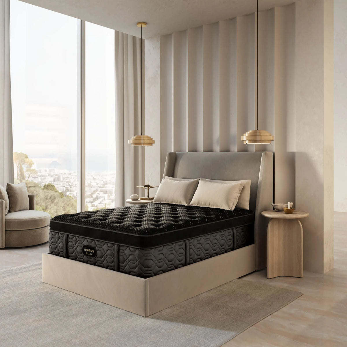 Beautyrest Black® Series Four 17.25″ Plush Pillow Top Mattress