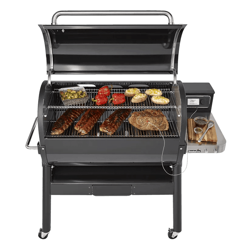 Weber SmokeFire EX6 Wood Fired Pellet Grill – Black