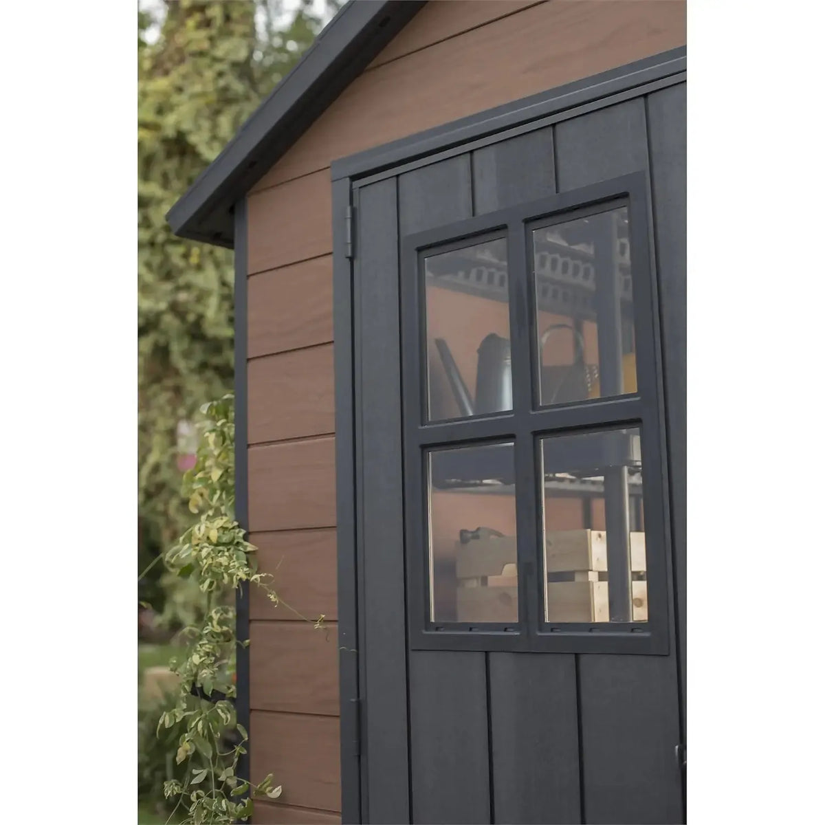 Keter Newton Double Door Plastic Garden Shed