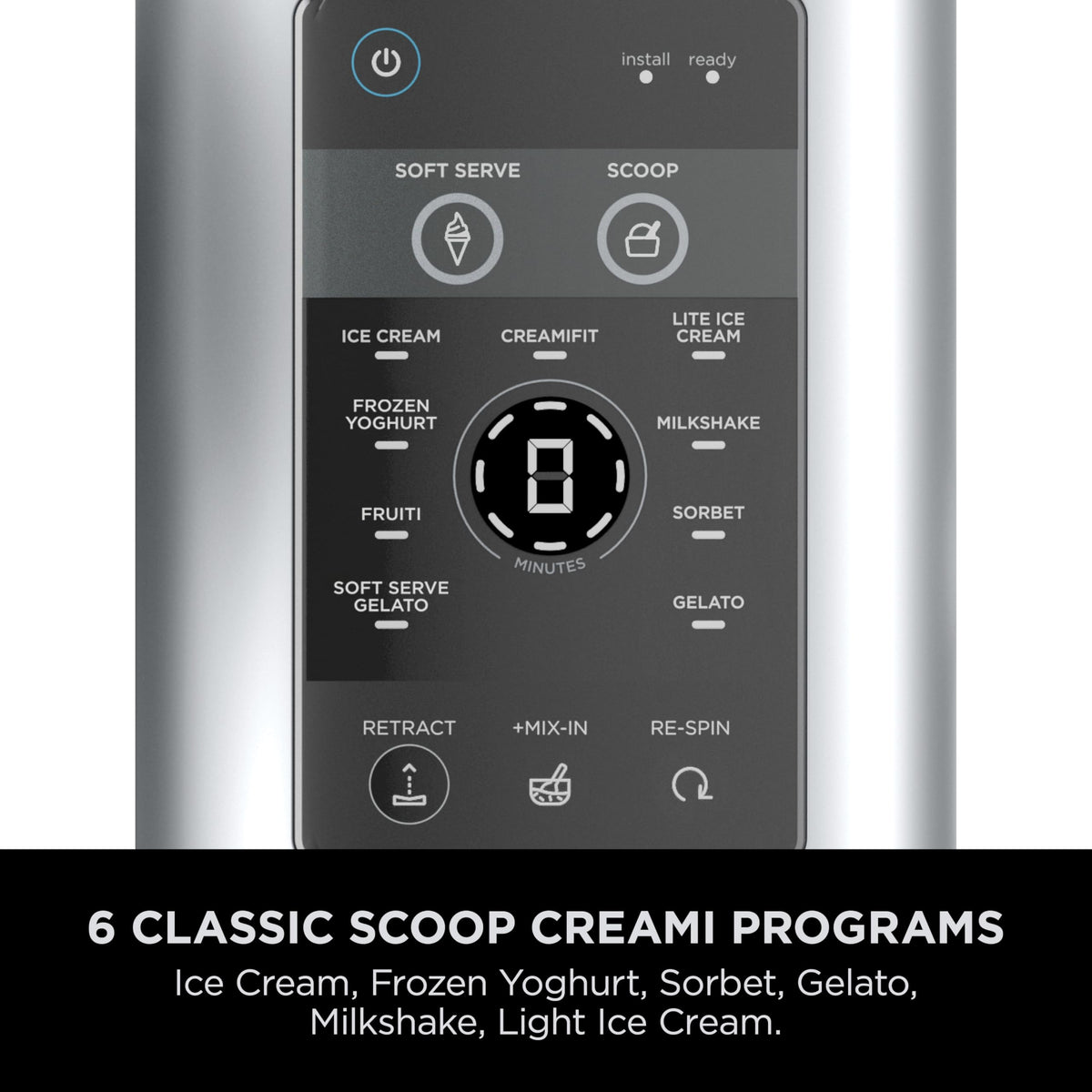 Ninja Swirl by CREAMi Soft Serve & Ice Cream Maker 13 Functions 2 Tubs
