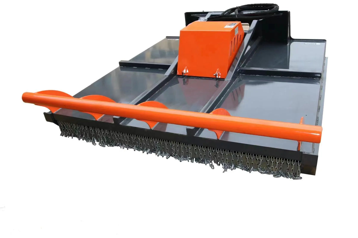 72″ Skid Steer Heavy Duty Rotary Brush Cutter Finishing Mower Skid Steer Attachment Hydraulic Mower