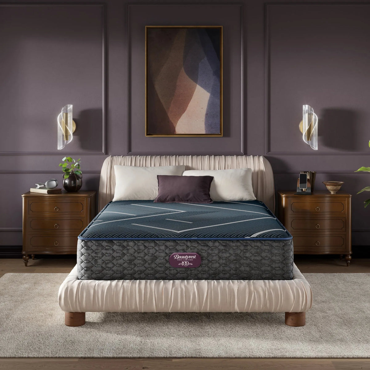 Beautyrest World Class Hybrid Level Four Plush 13.5″ Mattress