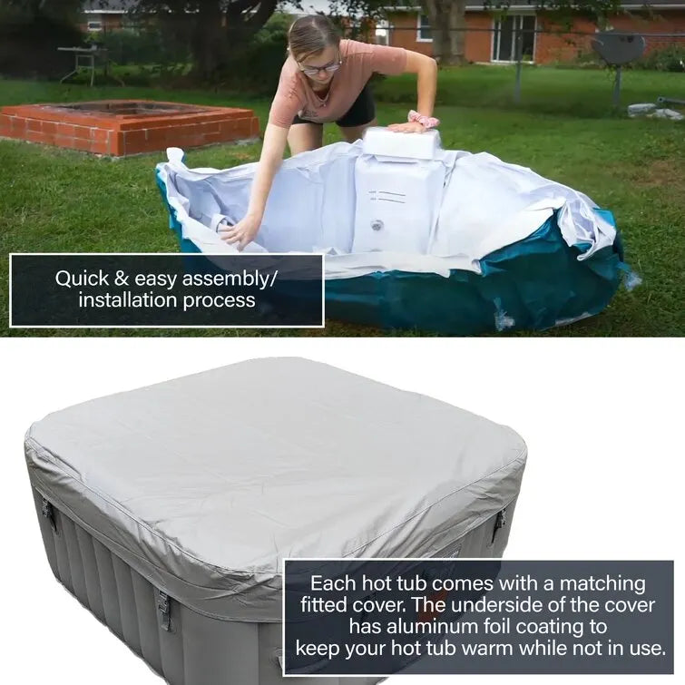 Aleko 130 – Jet Inflatable Hot Tub