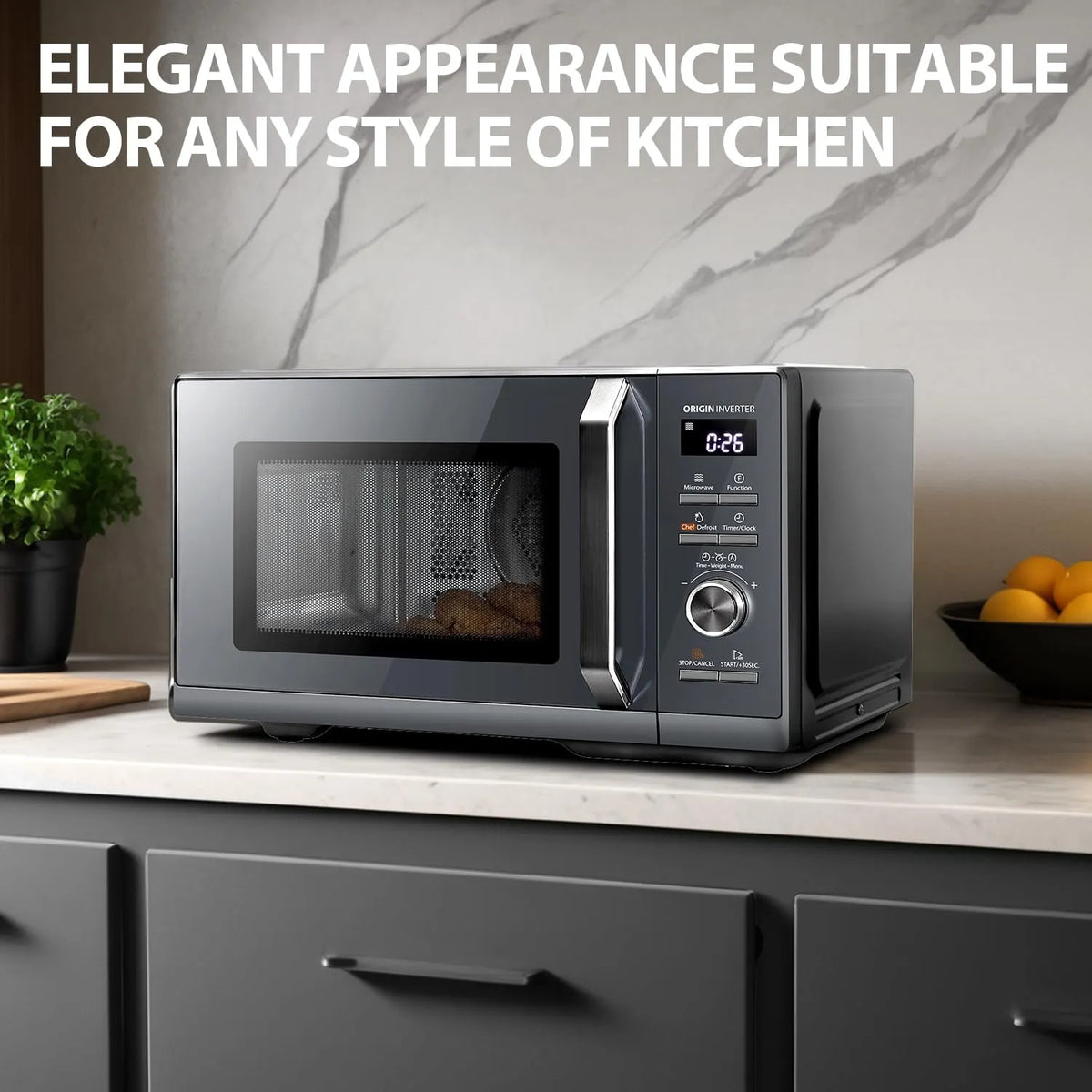 Toshiba 6-in-1 Air Fry Microwave Oven 26 L 900 W Grey