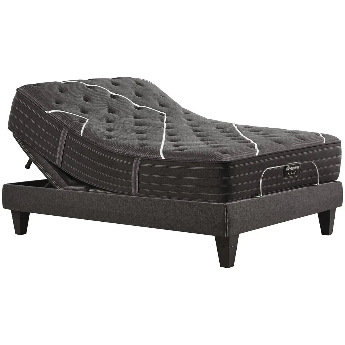 Beautyrest Black™ Luxury Smart Adjustable Base – High-Performance Zero-Clearance Foundation with Comprehensive Massage Therapy, Alexa/Google Voice Control, and Extension Deck Technology