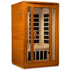 Dynamic Sauna San Marino 2-person Low EMF (Under 8MG) FAR Infrared Sauna (Canadian Hemlock)
