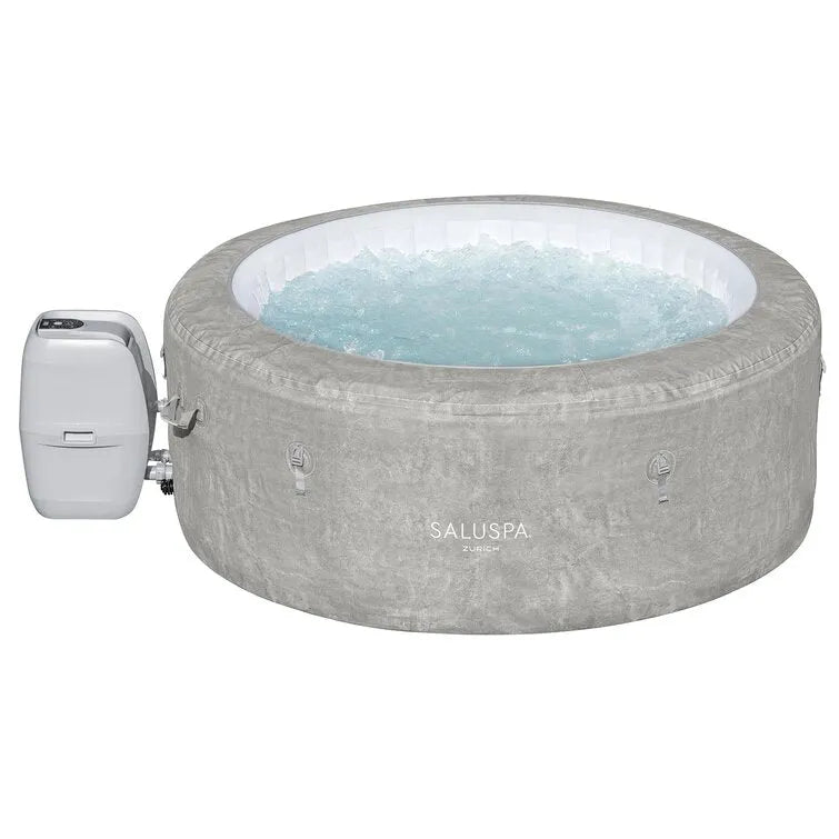 Bestway Zurich SaluSpa 2-4 Person Inflatable Round Hot Tub with 120 AirJets