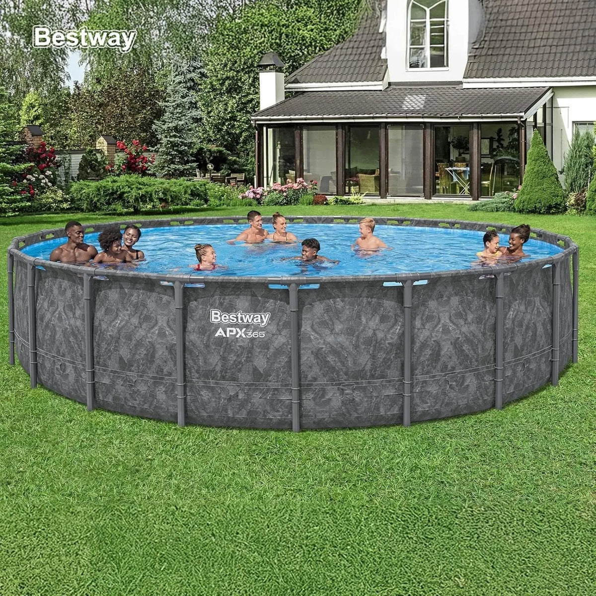 Bestway APX 365 16ft x 48 inches Round Above Ground Pool Set