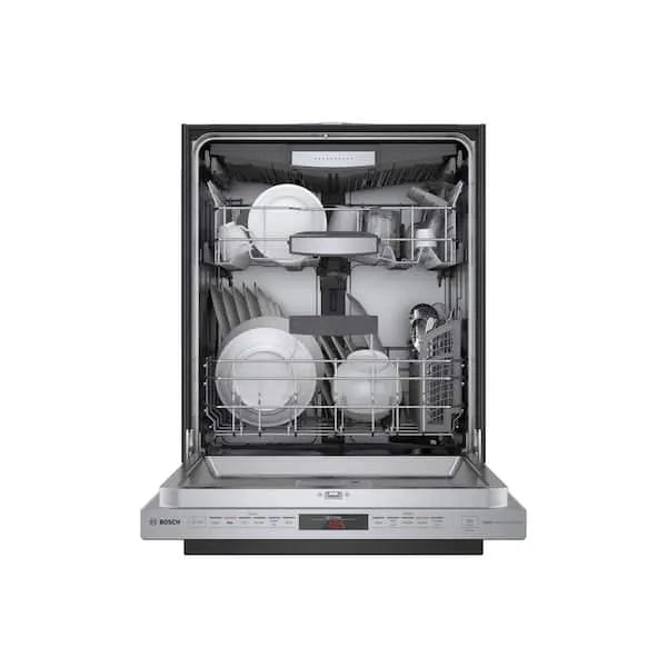 Bosch 800 Series 24 in. Stainless Steel Top Control Tall Tub Dishwasher with Stainless Steel Tub, Crystal Dry, 42dBA