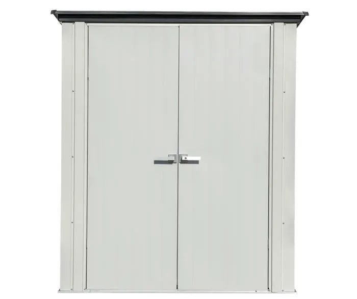 Arrow 5×3 Spacemaker Patio Shed Kit – Gray