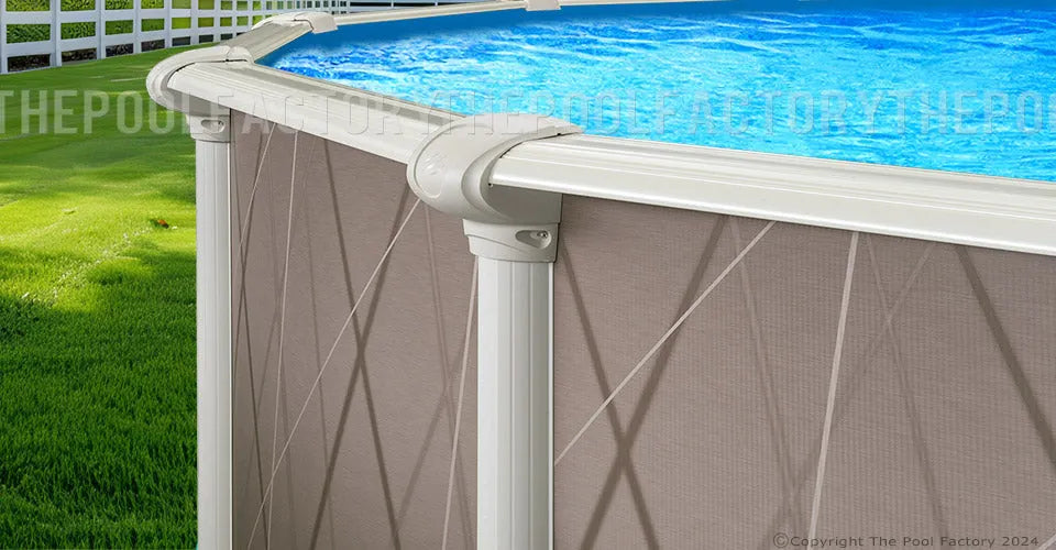 18’x40’x52″ Saltwater 5000 Lazer Oval Pool