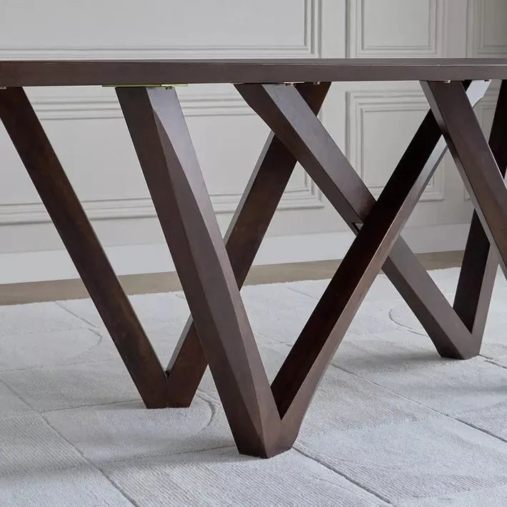 Edmonton 8-Seater Wooden Top Dining Table
