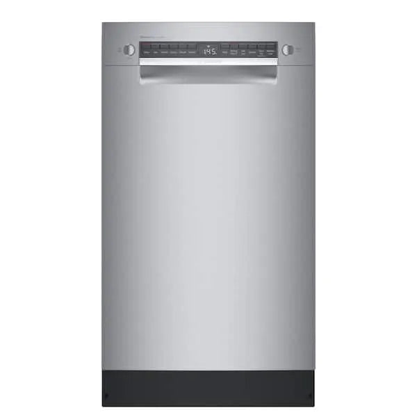 Bosch 800 Series 18 in. ADA Compact Front Control Dishwasher in Stainless Steel with Stainless Steel Tub and 3rd Rack, 44dBA