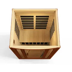 Dynamic Sauna San Marino 2-person Low EMF (Under 8MG) FAR Infrared Sauna (Canadian Hemlock)