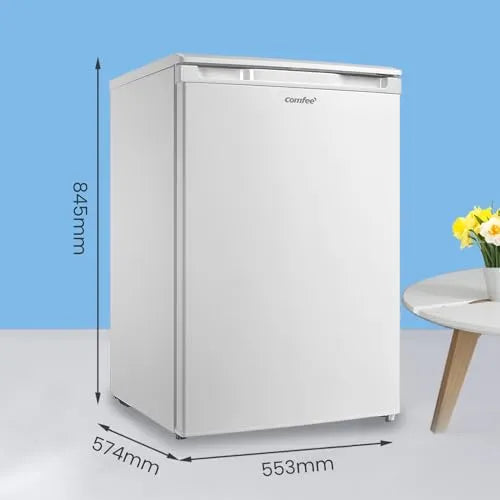 COMFEE' 88L Under Counter Freezer, 55cm, Reversible Door