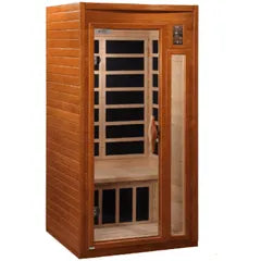 Dynamic Sauna Barcelona 1-2-person Low EMF (Under 8MG) FAR Infrared Sauna (Canadian Hemlock)