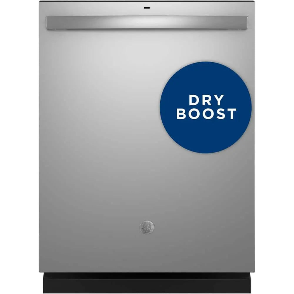 GE 24 in. Fingerprint Resistant Stainless Steel Top Control Built-In Tall Tub Dishwasher with Dry Boost and 52 dBA