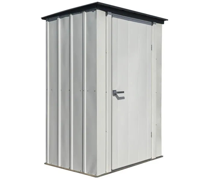 Arrow 4×3 Spacemaker Patio Shed Kit – Gray