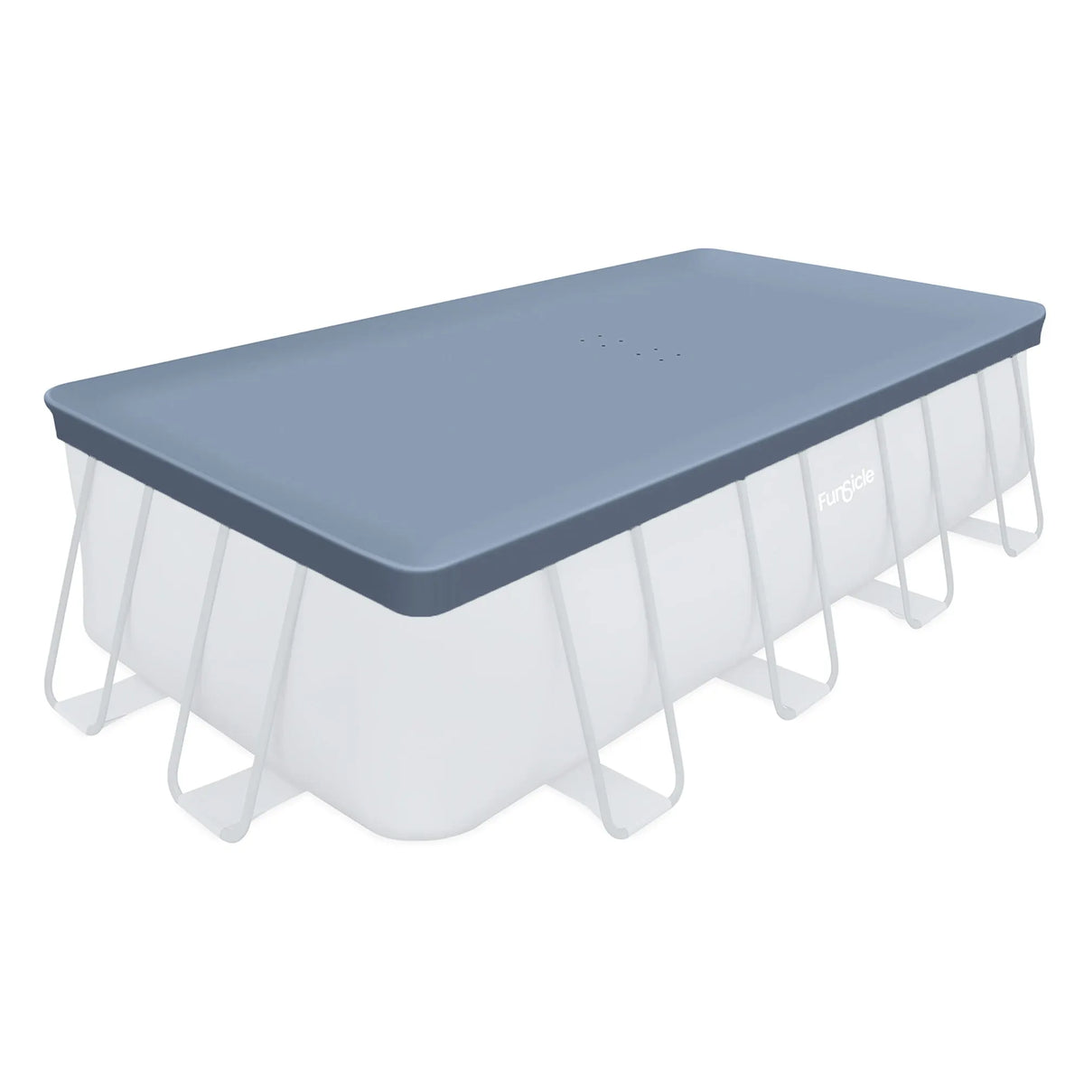 Funsicle 18′ x 9′ x 52″ Oasis Rectangular Swimming Pool Set with 18′ Cover
