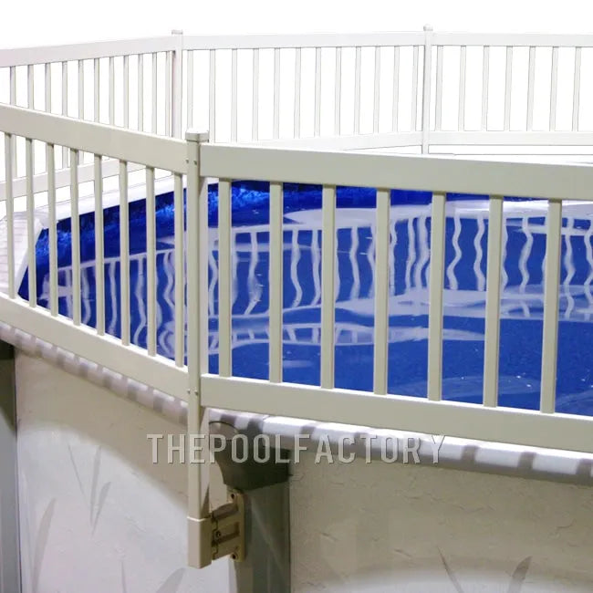 12’x27′ Oval Vinyl Works Premium Resin Fence Kit