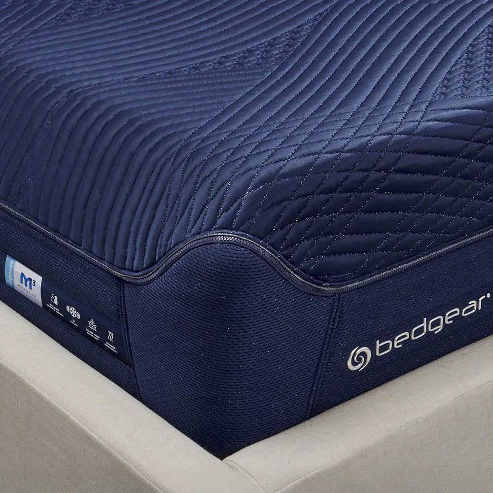 Bedgear M3 Night Ice Performance® Mattress – Modular Hybrid with Dual-Sided Cooling
