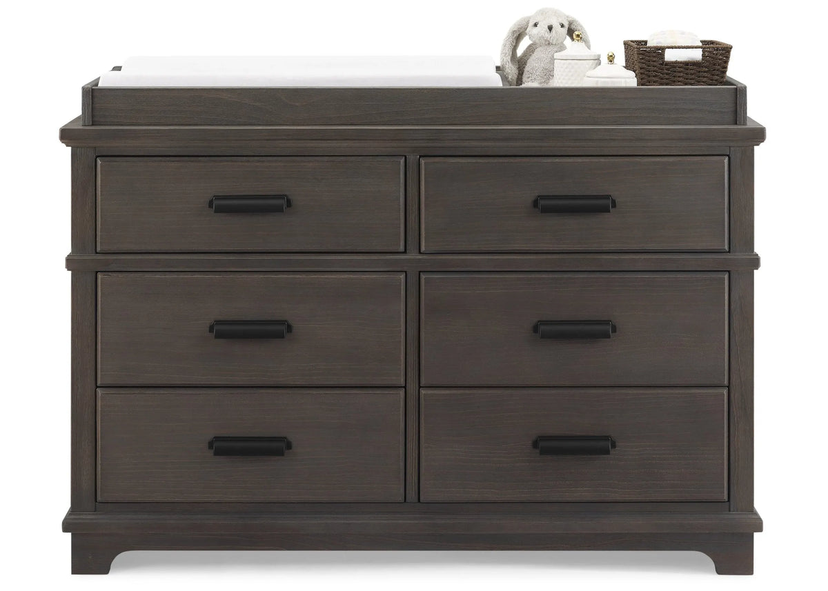 Asher 6 Drawer Dresser with Changing Top
