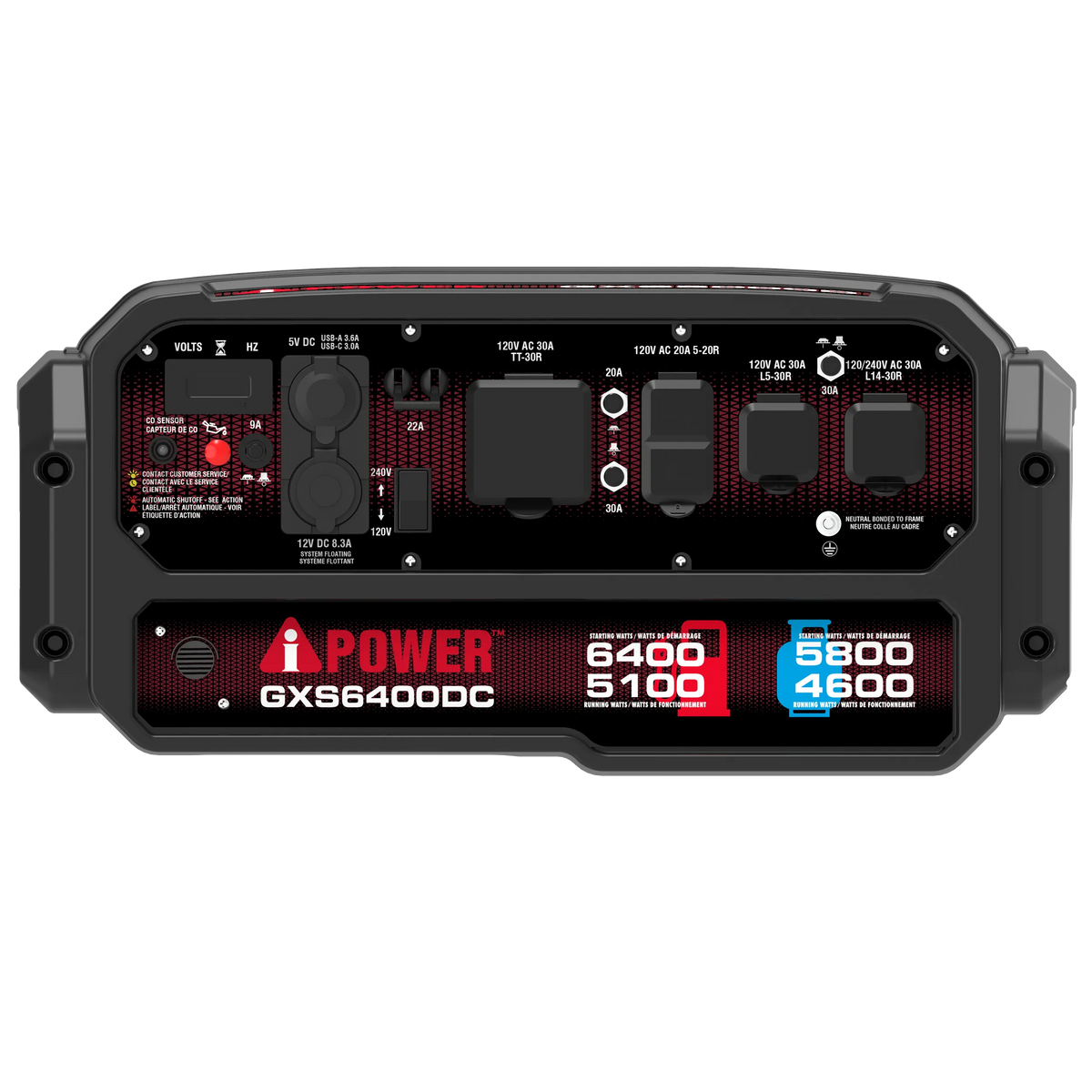 GXS6400DC – Dual Fuel Portable Generator