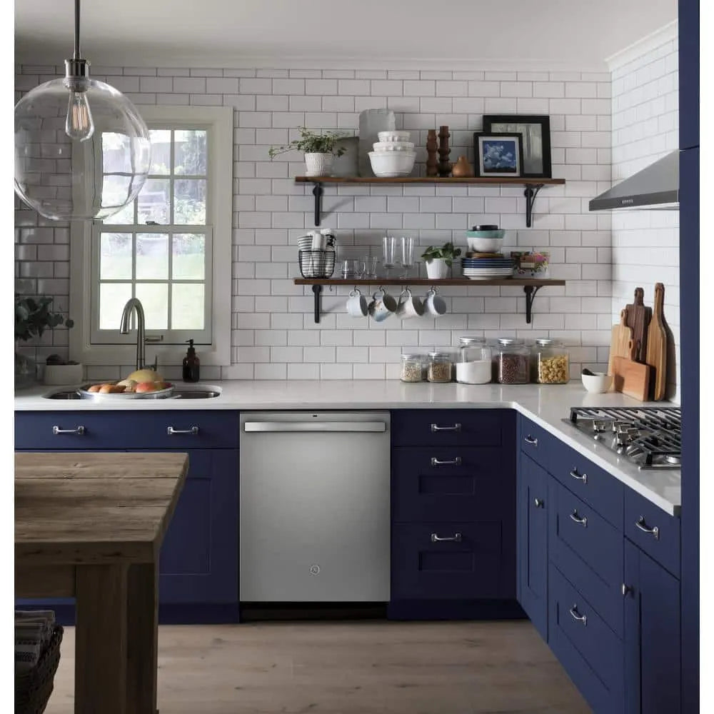 GE Adora 24 in. Stainless Steel Top Control Built-In Tall Tub Dishwasher with Stainless Steel Tub, 3rd Rack, and 48 dBA