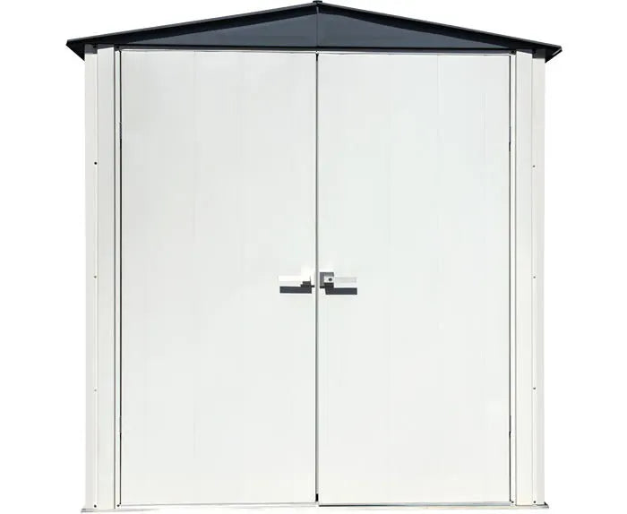 Arrow 6×3 Spacemaker Patio Shed Kit – Gray