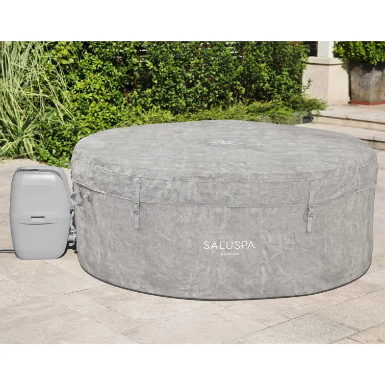 Bestway Zurich SaluSpa 2-4 Person Inflatable Round Hot Tub with 120 AirJets