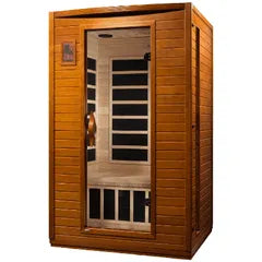 Dynamic Sauna Versailles 2-person Low EMF (Under 8MG) FAR Infrared Sauna (Canadian Hemlock)